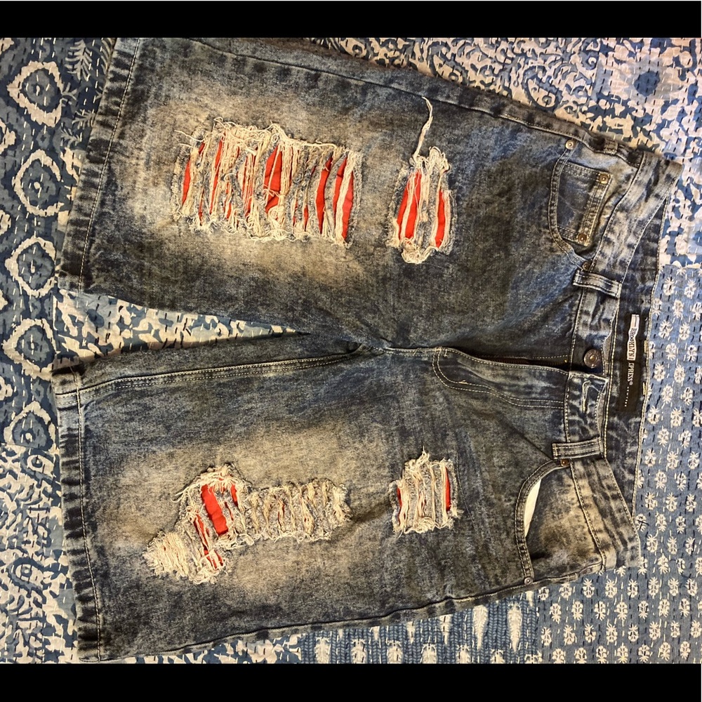 Brooklyn express jean shorts